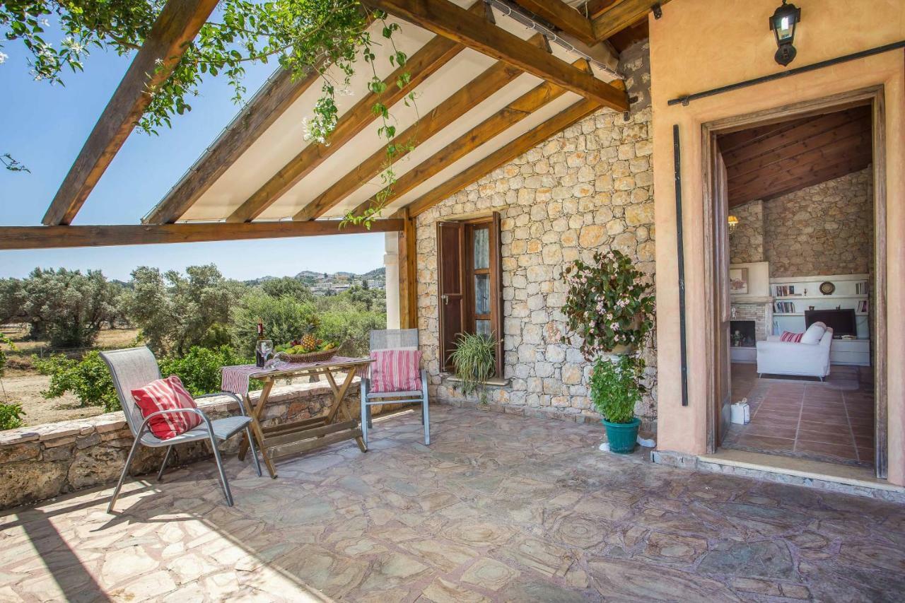 Sunny Countryside Villa - With Private Pool Faliraki Dış mekan fotoğraf